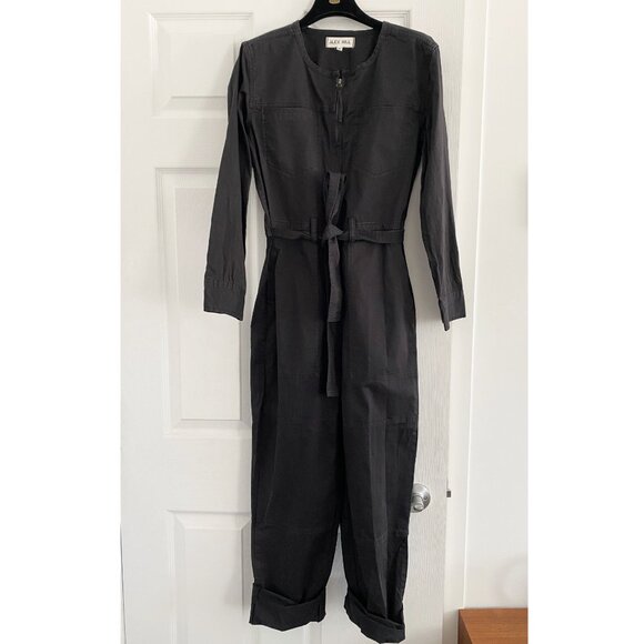 Alex Mill "Jo" Belted Jumpsuit in Black, size XS - Picture 6 of 11